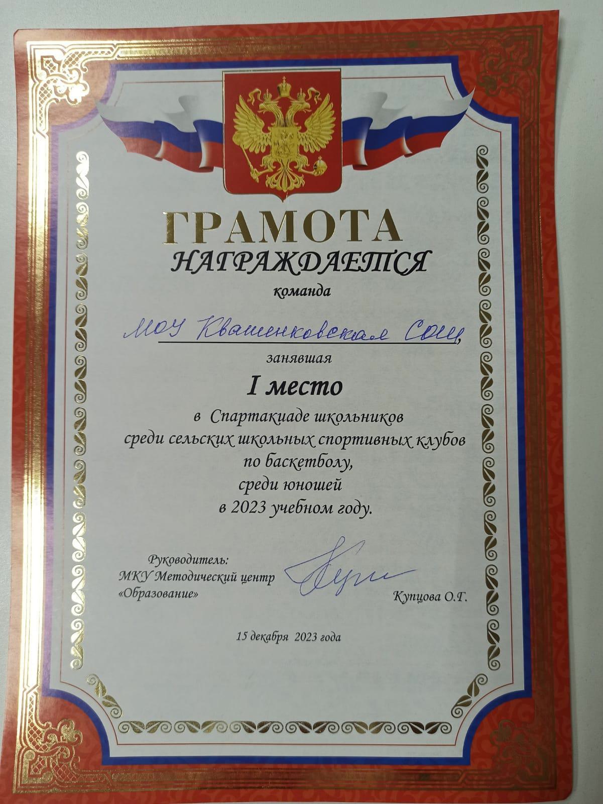 Районная спартакиада по баскетболу